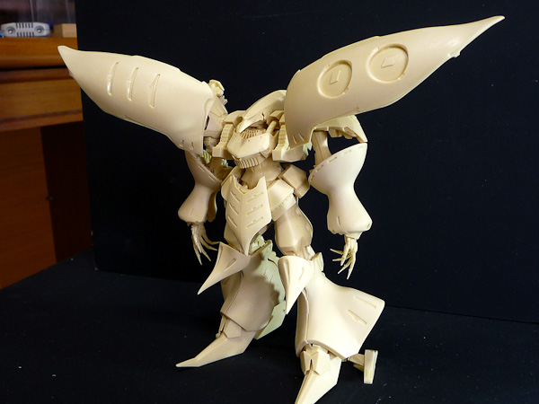 Θ記号士Θのプラモ製作日和(プラモデル製作日記) - WAVE キュベレイ(1/144) ガレージキット 制作1