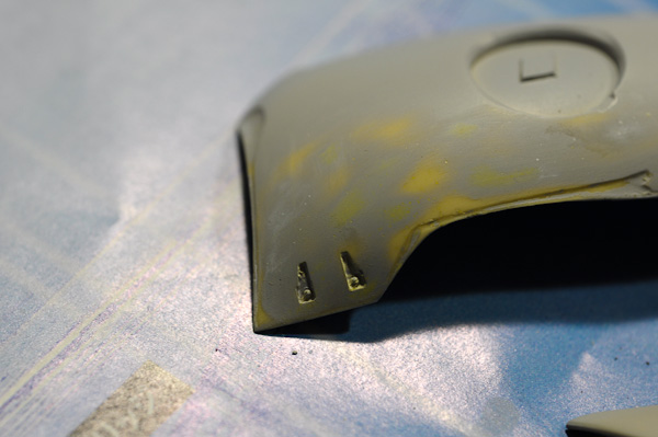 WAVE キュベレイ(1/144) ガレージキット 制作2-1