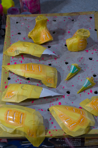 WAVE キュベレイ(1/144) ガレージキット 制作3-3