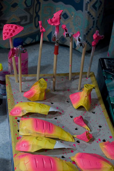 WAVE キュベレイ(1/144) ガレージキット 制作3-5