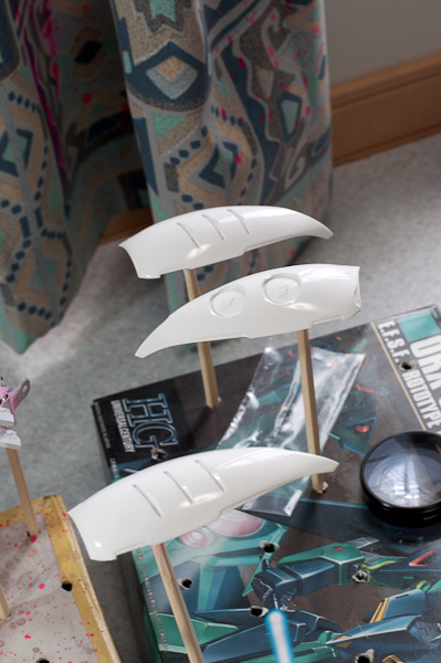 WAVE キュベレイ(1/144) ガレージキット 制作4-2