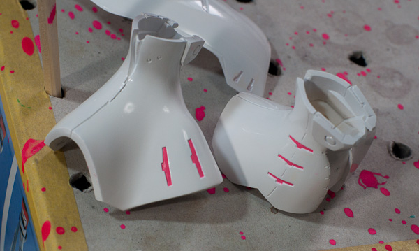 WAVE キュベレイ(1/144) ガレージキット 制作4-5