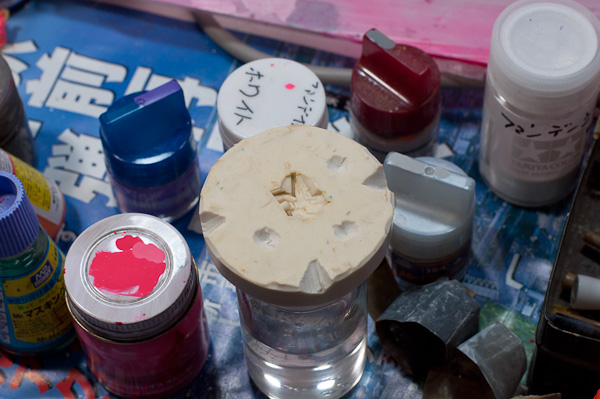 WAVE キュベレイ(1/144) ガレージキット 制作4-7