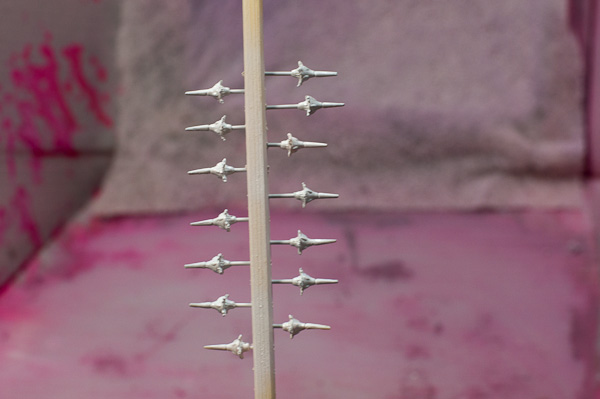 WAVE キュベレイ(1/144) ガレージキット 制作5-2