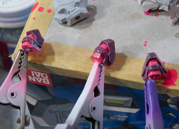 WAVE キュベレイ(1/144) ガレージキット 制作5-4