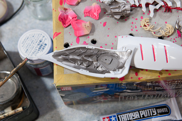 WAVE キュベレイ(1/144) ガレージキット 制作5-6