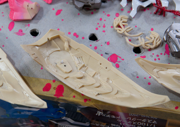 WAVE キュベレイ(1/144) ガレージキット 制作5-7