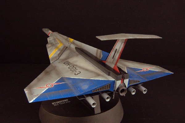 ハセガワ 1/144 ウルトラホーク１号　完成-1
