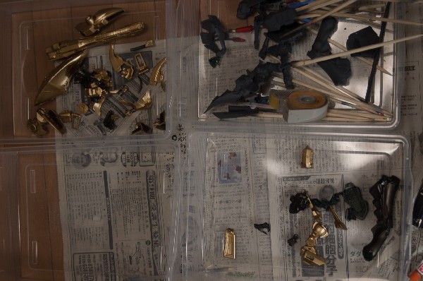 VOLKS 1/100 F.S.S. ナイト・オブ・ゴールド(ガレージキット) その3-1