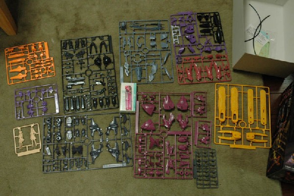 LMHG エヴァンゲリオン F型装備 仮組み-2