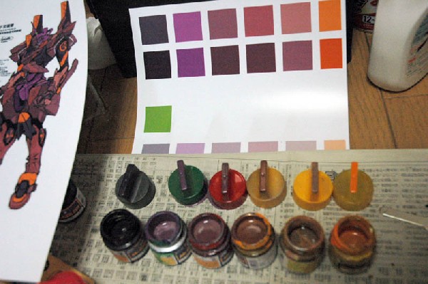 LMHG エヴァンゲリオン F型装備 仮組み-8