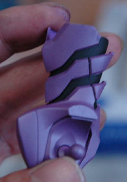 LMHG エヴァンゲリオン初号機 F型装備 胴体の製作 その5-5