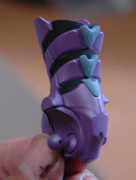 LMHG エヴァンゲリオン初号機 F型装備 胴体の製作 その5-7