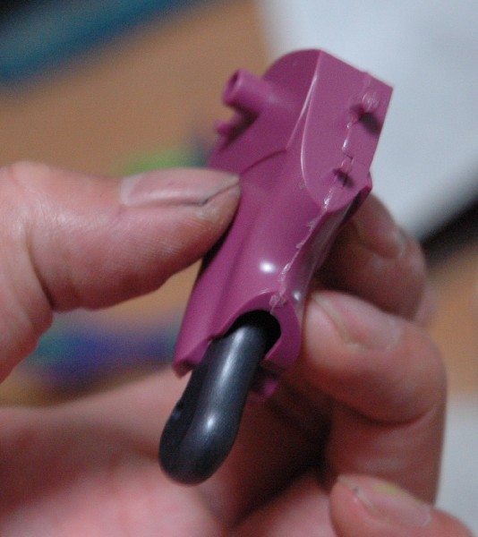 LMHG　エヴァンゲリオン初号機　F型装備　足の製作-6
