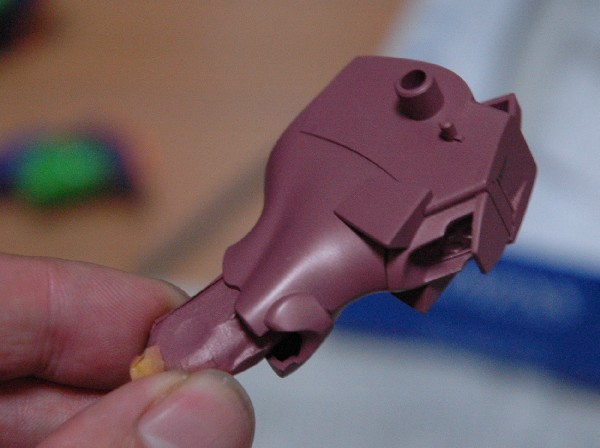 LMHG　エヴァンゲリオン初号機　F型装備　足の製作-7
