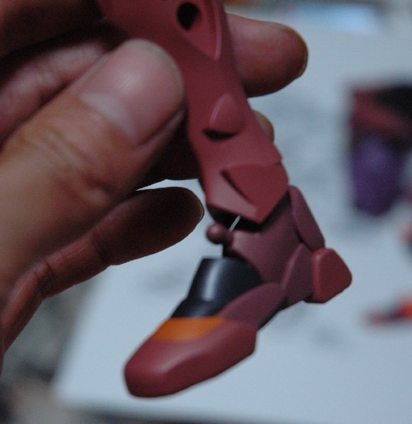 LMHG　エヴァンゲリオン初号機　F型装備　足の製作-8
