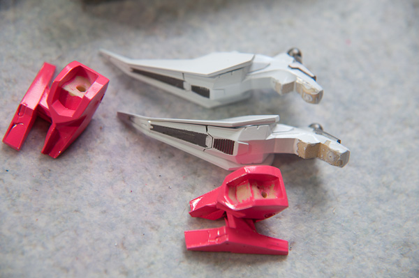 WAVE　キュベレイ(1/144) ガレージキット　制作8-4