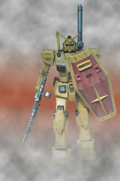 GUNDAM 試作１号機「The Origin」版　1/100 MG Ver1.5ベース その４　完成-1
