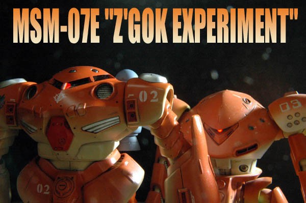 1/144 ズゴックE Ver.Kani Z'GOK EXPERIMENT その1-1