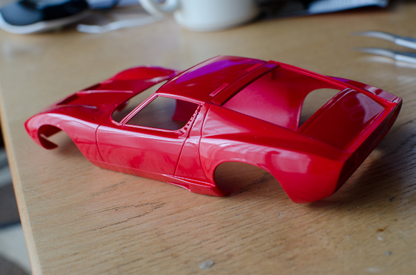 LAMBORGHINI MIURA P400SV（1/24 HASEGAWA） その２-1