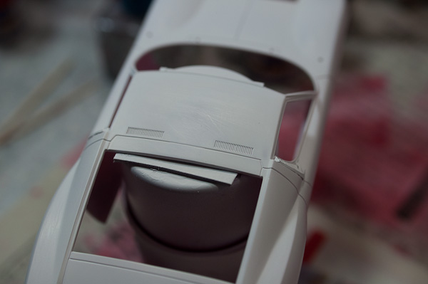 LAMBORGHINI MIURA P400SV（1/24 HASEGAWA）その３-4