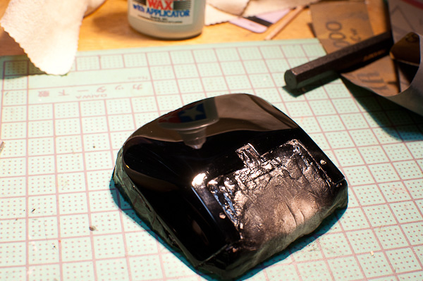 LAMBORGHINI MIURA P400SV（1/24 HASEGAWA）その5 ヒートプレス成功？-2