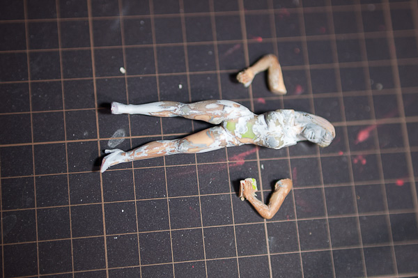 LAMBORGHINI MIURA P400SV（1/24 HASEGAWA）その5 ヒートプレス成功？-3