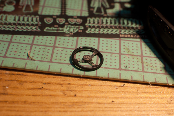 LAMBORGHINI MIURA P400SV(1/24 HASEGAWA)その6 内装-3