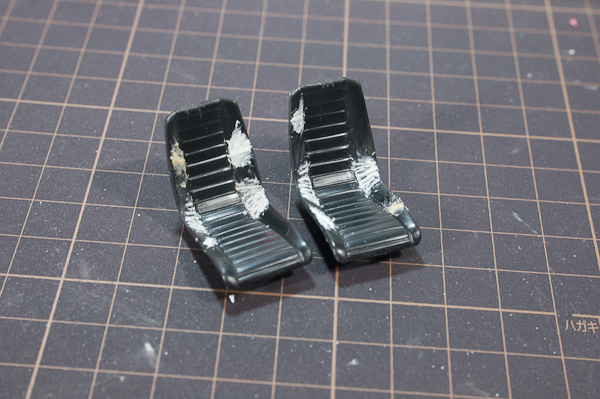 LAMBORGHINI MIURA P400SV(1/24 HASEGAWA)その7 内装-2