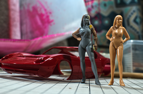 LAMBORGHINI MIURA P400SV(1/24 HASEGAWA)その8 部品消失-6