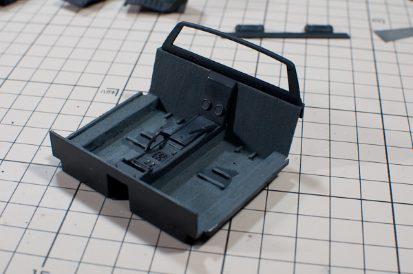 LAMBORGHINI MIURA P400SV(1/24 HASEGAWA)その9 運転席とか-3