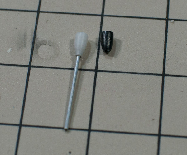 LAMBORGHINI MIURA P400SV(1/24 HASEGAWA)その10 シフトレバー-5