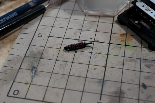 LAMBORGHINI MIURA P400SV（1/24 HASEGAWA）その１６　サス-1