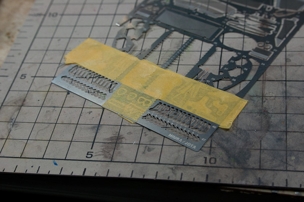 LAMBORGHINI MIURA P400SV（1/24 HASEGAWA）その１７　外装-1