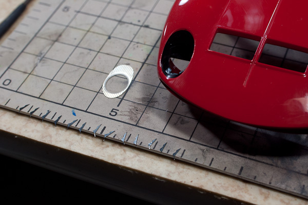 LAMBORGHINI MIURA P400SV（1/24 HASEGAWA）その１７　外装-6