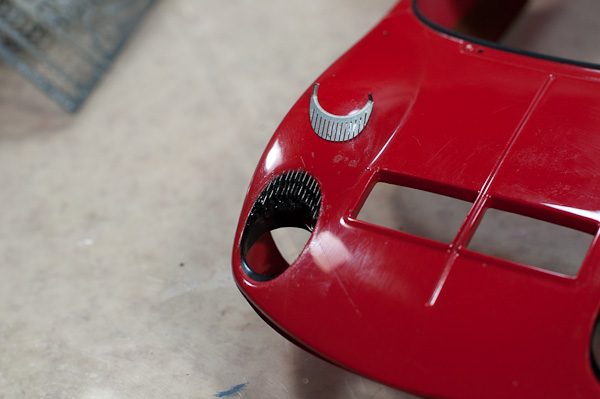 LAMBORGHINI MIURA P400SV（1/24 HASEGAWA）その１７　外装-7