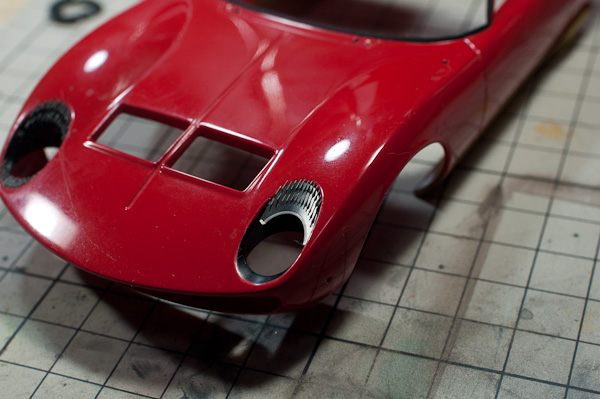 LAMBORGHINI MIURA P400SV（1/24 HASEGAWA）その１８　まつげ-2