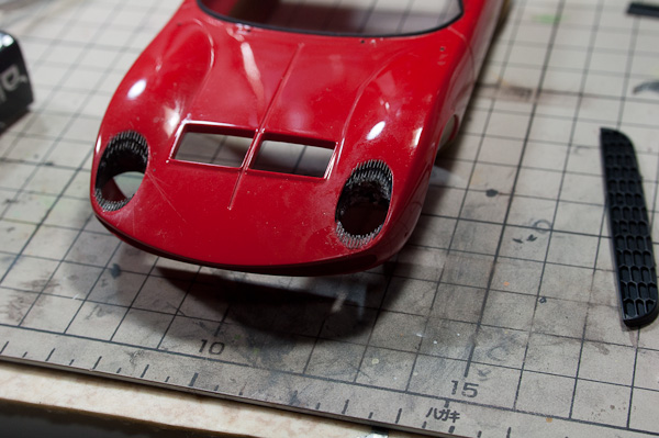 LAMBORGHINI MIURA P400SV（1/24 HASEGAWA）その１８　まつげ-3