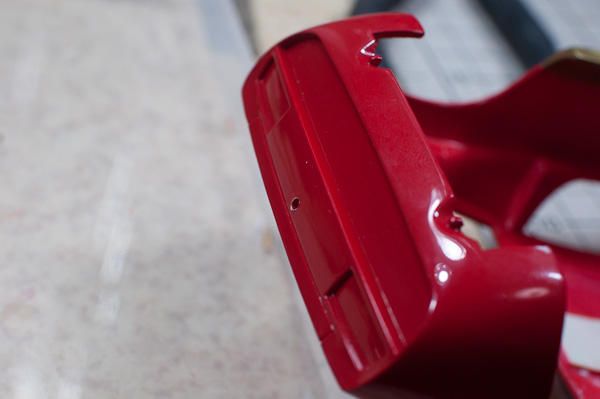 LAMBORGHINI MIURA P400SV（1/24 HASEGAWA）その１９　抜き作業-1