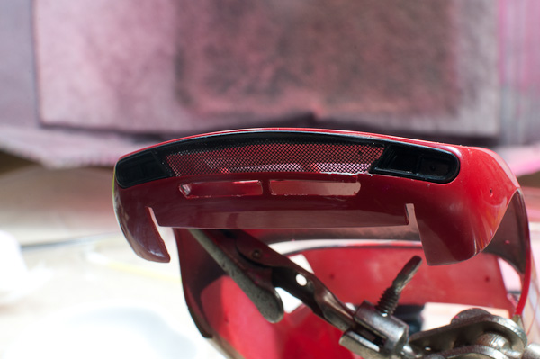 LAMBORGHINI MIURA P400SV（1/24 HASEGAWA）その１９　抜き作業-8