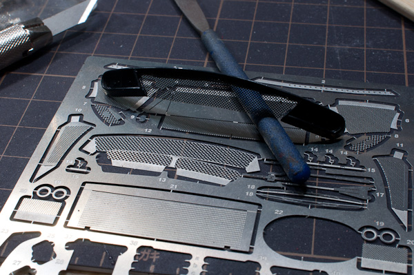 LAMBORGHINI MIURA P400SV（1/24 HASEGAWA）その20　抜き作業の続き-4