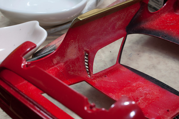 LAMBORGHINI MIURA P400SV（1/24 HASEGAWA）その20　抜き作業の続き-5