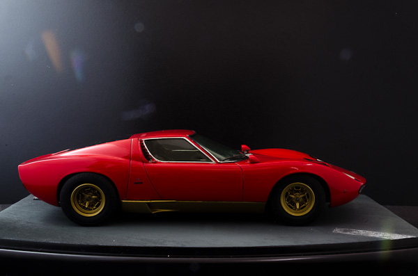 LAMBORGHINI MIURA P400SV(1/24 HASEGAWA)その23 完成写真 ところが-5