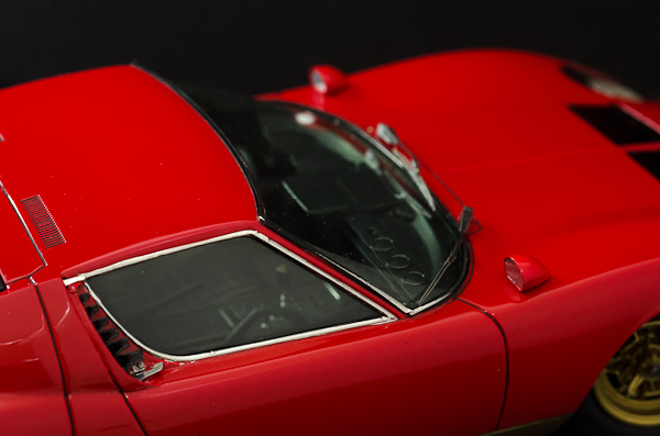 ]LAMBORGHINI MIURA P400SV（1/24 HASEGAWA）その25 できまピタ-5