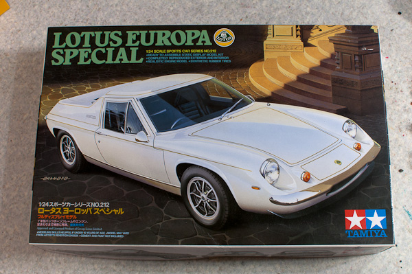 ロータス ヨーロッパ スペシャル 1/24 TAMIYA 仮組-1