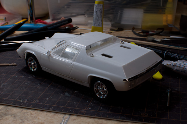 ロータス ヨーロッパ スペシャル 1/24 TAMIYA 仮組-2