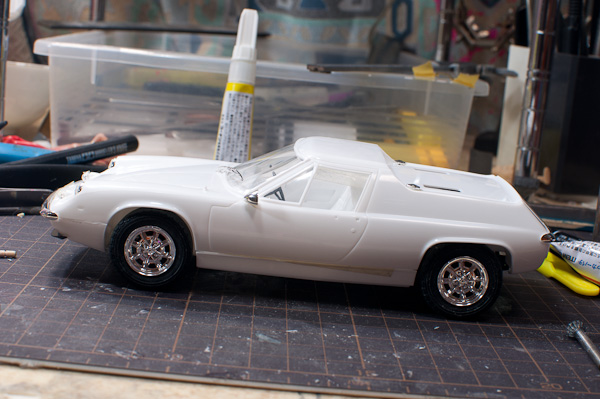 ロータス ヨーロッパ スペシャル 1/24 TAMIYA 仮組-4