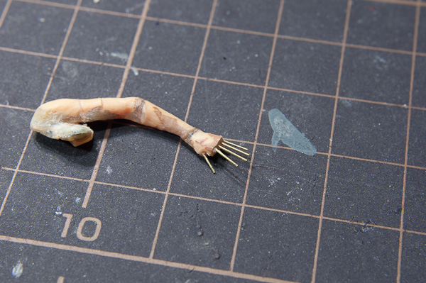 キャンギャル 1号 その2 指の制作 -2