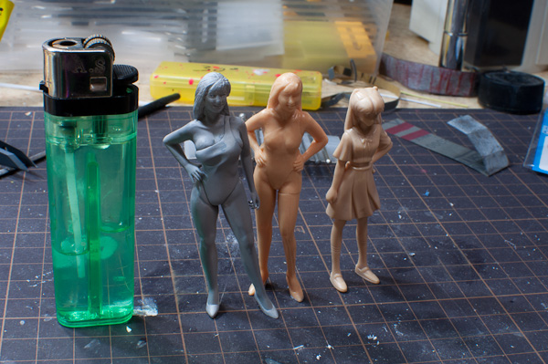 キャンギャル 1号 その2 指の制作 -6