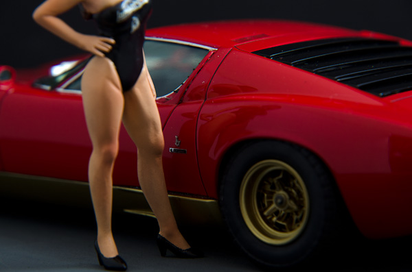 キャンギャル(南極5号)とランボルギーニミウラ-2